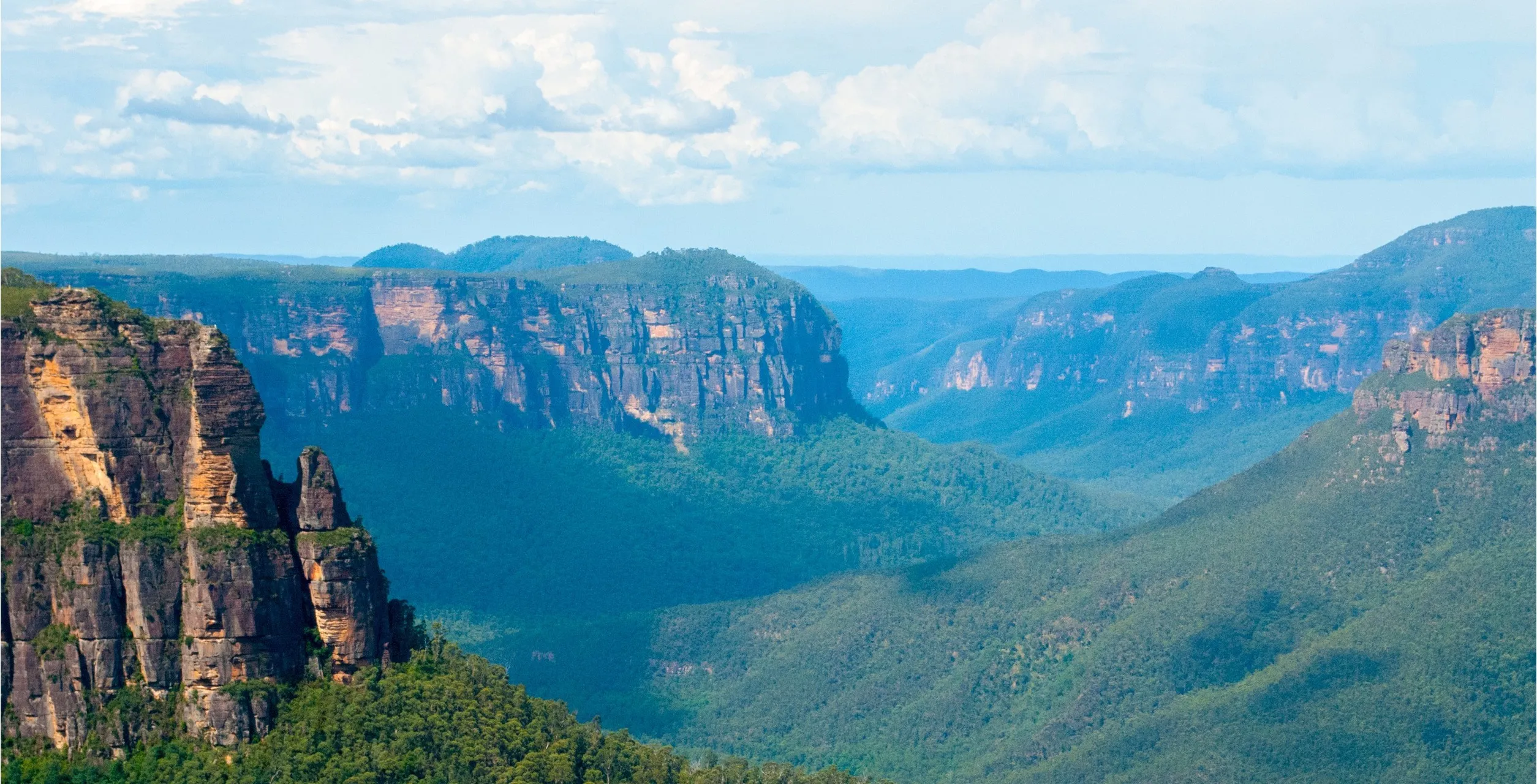 Blue Mountains landscape in New South Wales
